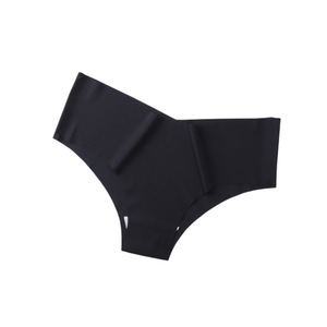 Custom Logo Seamless <b>Women</b> Panties Low Waist Traceless Ice <b>Silk</b> No Show V-Shape Bonded <b>Underwear</b> - Product Image 3