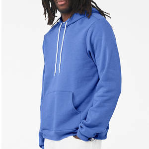 BC3719 BELLA + CANVAS Unisex Sponge Fleece Pullover Hoodie Royal Blue Hoodies para invierno Calidad Heavy Fleece Hoodie para hombres - Product Image 2