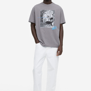 Holesale anulothing anuanufacturer 100% Cotton lend alalf leleeve uustom rinenjuaging oogo yym rapear raphic - Product Image 2