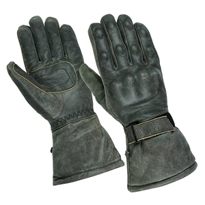 Gants en cuir durables pour motocyclette Gants pour hommes les plus vendus Gants de moto de course de vitesse de protection pour motocross - Product Image 1