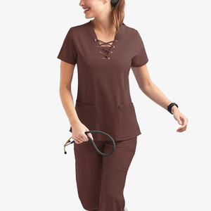 Uniformes Médicos de Alta Calidad para Mujer, Estilo Jersey, Ropa Médica Moderna, Blusas de Laboratorio - Product Image 3