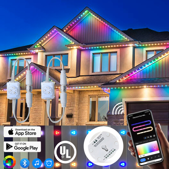 RGB RGBW Two Options Jellyfishlight Variable LED Outdoor Lights Permanent Christmas Lights Suitable for Gardens