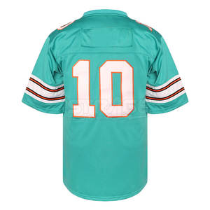 Maillot de football américain à manches courtes personnalisé de haute qualité, respirant, avec tissu extensible et écologique - Product Image 2