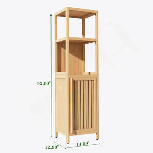 Moderno Gabinete de Almacenamiento Multifuncional de Bambú de DreamCraft de Vietnam para Baño, Sala de Estar, Dormitorio, Cocina, Hogar y Hotel - Product Image 6