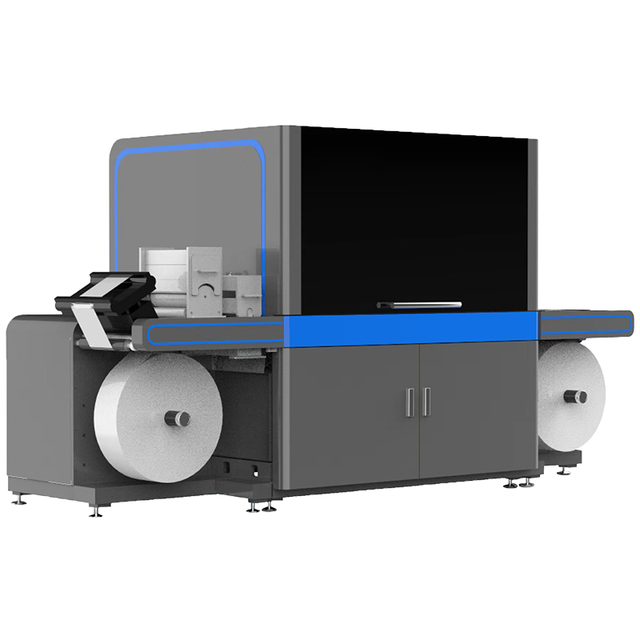 Roll to Roll Digital Sticker Label Printing Machine, Color Label Printer for Product Packaging, Small Business Label Maker