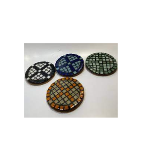 Sous-verre en mosaïque de meilleure qualité pour les ronds, offre spéciale, différents designs, thé, café, personnalisation, ensemble de sous-verres en mosaïque - Product Image 3