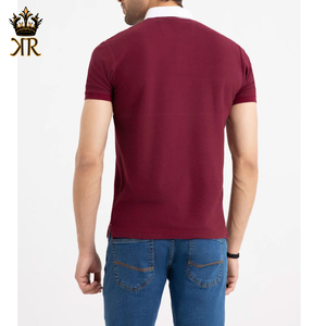 Camisa de Hombre Personalizada de Alta Calidad, Transpirable, Antiarrugas, 100% Algodón, Diseño Sólido para Golf, Tela de Lona, Manga Corta, Corte Regular - Product Image 4