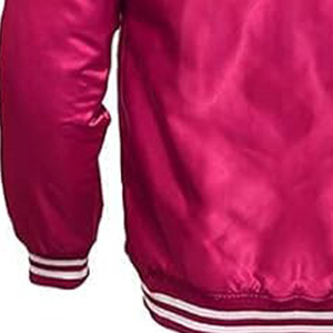 Blouson bombardier en cuir Letterman brodé personnalisé de bonne qualité pour hommes - Product Image 4