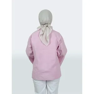 Kimono Hijab Modesto de Verano con Silueta Recta y Lazos - Product Image 3