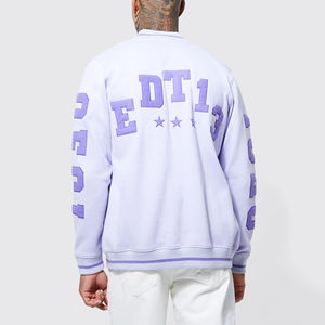 Chaqueta para hombre, chaquetas universitarias de talla grande, venta al por mayor, chaqueta universitaria en blanco, logotipo personalizado, logotipo personalizado de béisbol con letras lisas 2025 - Product Image 2