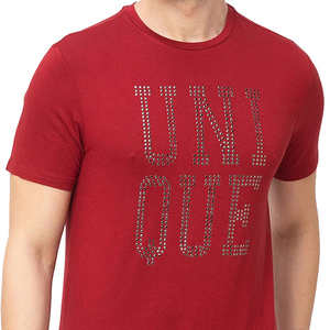T-shirt pour homme en coton uni prêt à imprimer, tissu stable, couture solide, respirant, toucher doux, durable, pour un usage quotidien - Product Image 5