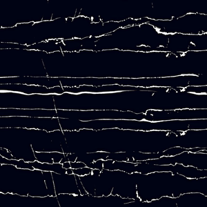 กระเบื้องปูพื้นพอร์ซเลนเคลือบเงาวาว600x600มม. สีดำหินอ่อนสีดำดีไซน์ทันสมัยไฟร์บริคใช้ในห้องนั่งเล่นโรงแรม - Product Image 2