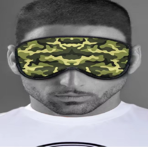 Cómoda máscara para dormir con capa de bloqueo de luz de tela suave y correa suave para un sueño reparador - Product Image 2