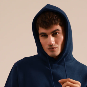 Men's Vintage Pullover Hoodie 100% Cotton <b>Thick</b> French Terry High Quality Heavy Weight Embroidered Slim Fit Streetwear Spring - Product Image 5