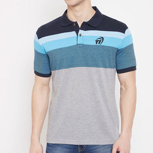 เสื้อยืดโปโลผู้ชายแขนสั้นผ้าโพลีเอสเตอร์/ ผ้าฝ้าย - Product Image 1