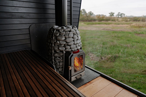Lusso esterno camera Sauna cedro moderno in legno Spa a vapore Kit per uso commerciale - Product Image 4