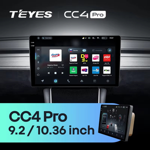 <span class=keywords><strong>TEYES</strong></span> CC4 PRO Radio de coche universal con GPS <span class=keywords><strong>Android</strong></span>, reproductor multimedia de video, navegación estéreo - Product Image 1