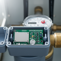 Module de lecture de compteurs sans fil LoRaWAN avec mise à niveau infrarouge et signalisation tactile