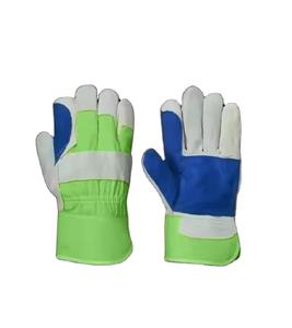 Guantes de Trabajo de Cuero Vacuno de Primera Calidad, con Palma Reforzada, Protección para Manos, Puño Reforzado con Goma, Certificación CE - Product Image 2