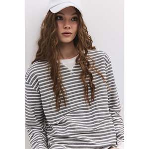 Sudadera de Manga Larga a Rayas para Uso Diario, 100% Algodón - Product Image 2