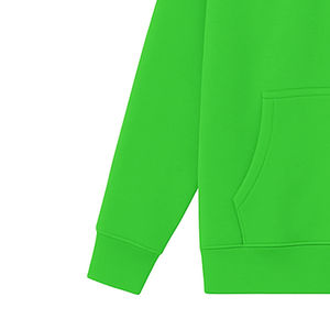 Sudadera con capucha de invierno para mujer, con logotipo personalizado, media cremallera frontal, transpirable, antiarrugas, de forro polar, manga larga, con bolsillos. - Product Image 4