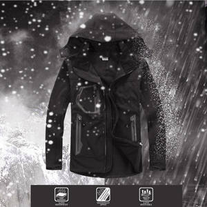 Vestes Softshell à impact élevé pour hommes Design de rue haute avec excellent col montant Matériau adapté à l'hiver OEM à faible taux - Product Image 2