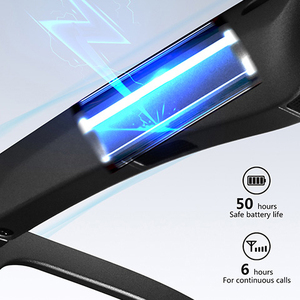 Kính thông minh BT phân cực, kính mắt AI dành cho doanh nhân, chống tia UV400, dịch thuật bằng giọng nói, dẫn truyền xương, khử tiếng ồn ENC, thời gian chờ 50 giờ, kính râm tích hợp camera - Product Image 4