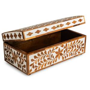 Cajas de joyería con incrustaciones de hueso, organizador de mesa clásico, muebles con incrustaciones de hueso - Product Image 4