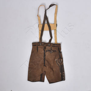Shorts Lederhosen bavarois sur mesure en gros pour hommes Style unique traditionnel Meilleure offre sur les textiles et les produits en cuir - Product Image 2