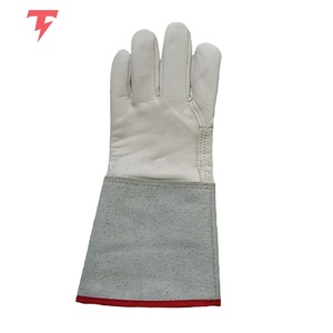 Gants de soudage TIG personnalisés, nouveau design, en cuir de haute qualité, doublure en coton, protection contre les éclaboussures de métal fondu, type test, sécurité du pouce entièrement recouvert - Product Image 6