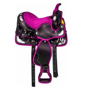 Selle de course pour chevaux en cuir de qualité supérieure, confortable, pour la course et les promenades à cheval, fabrication de selles pour chevaux - Product Image 3