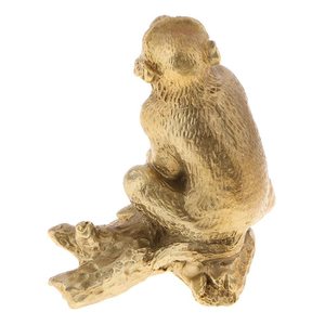 Statue d'animal en laiton Sculpture de girafe décorative faite à la main décoration de la maison fabricant d'animaux de girafe - Product Image 5