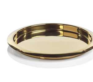 Metal <b>Serving</b> <b>Tray</b> Wooden Base <b>Black</b> Finishing Latest Handcrafted Dinnerware Dish for <b>Serving</b> and Decoration - Product Image 6