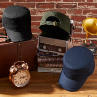 Venta al por mayor al aire libre parasol gorra de béisbol de gran tamaño Retro algodón logotipo personalizado Unisex gorra cadete sombrero