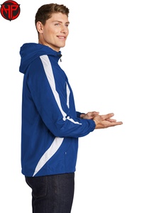 Hot Sale <b>Summer</b> Hooded Half Zip Embroidered <b>Lightweight</b> Waterproof Breathable Windproof <b>Jacket</b> Men Outdoor Windbreaker Rain Coat - Product Image 3