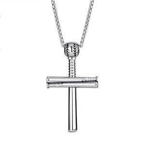 Collar de Moda Personalizado de Acero Inoxidable 316L, Joyería Fina, Collar de Béisbol para Hombres y Mujeres - Product Image 5