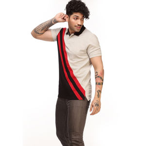 Polo ajustado de poliéster a precio asequible, ropa de calle superventas, moda de verano - Product Image 5