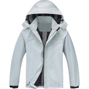 Chaqueta deportiva informal a prueba de agua a la moda para hombre para primavera LOGOTIPO personalizado en procesamiento con revestimiento frontal - Product Image 1