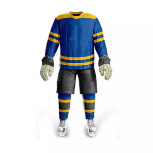 Uniformes de Hockey sobre Hielo para Hombre de Alta Calidad, 100% Poliéster, Cómodos, Transpirables, de Secado Rápido, Ecológicos, con Diseño Único, Gran Venta - Product Image 1