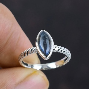 Genuine Labradorite Boho 925 Solid <b>Silver</b> Gemstone Semiprecious Labradorite Jewelry Handmade Fine Jewelry <b>Statement</b> <b>Ring</b> - Product Image 1