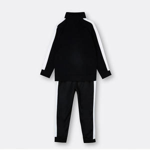 Ensemble de survêtement de jogging de sport uni décontracté d'hiver pour garçons/survêtement à fermeture éclair complète en polyester/coton pour enfants - Product Image 4