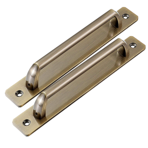 Poignée de porte en laiton simple armoires de cuisine poignée de porte poignée de porte en laiton de luxe moderne Design moderne - Product Image 5