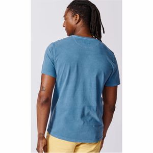 เสื้อแนวสตรีทผ้าคอตตอน100% เข้ารูปคอกลมสำหรับผู้ชายเสื้อแนวสตรีทผ้าคอตตอนโอเวอร์ไซส์ทรงหลวมเปิดไหล่เสื้อไม่มีลายออกแบบโลโก้ได้ตามต้องการ - Product Image 3