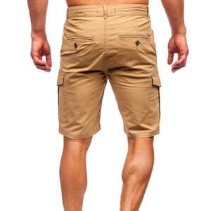 Short cargo en coton à séchage rapide sur mesure Short cargo en coton respirant avec couleurs et design personnalisés pour hommes Pantalon OEM - Product Image 3