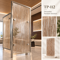 Panneau Acrylique Translucide Transtones en Forme de Branche Naturelle pour Mur de Séparation Rétroéclairé Commercial et Résidentiel