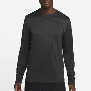 TEXLERA 2026 T-shirts à manches longues pour homme, coupe classique, uni, 100% coton, décontracté, respirant, automne-hiver, jaune, logo personnalisé - Product Image 5