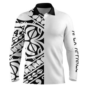 Sublimation personnalisée haut de gamme impression hommes Polo 100% polyester respirant équipe de sport Polo - Product Image 3