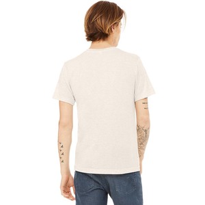 Bella Toile Bleu Marine Hommes Slim Fit Col V Coton Mélangé Solide T-shirt - Product Image 6