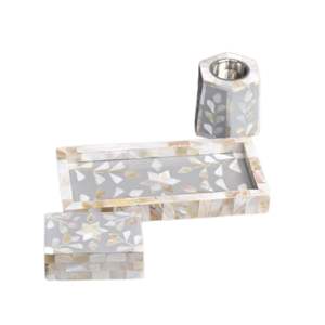 Juego de Bandeja y Caja para Incienso de Madreperla, el Más Vendido, para Regalo, Decoración del Hogar para Ramadán y Eid, Venta al por Mayor - Product Image 1