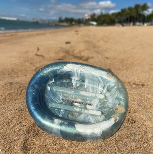 Plateau de porte-savon en résine de qualité supérieure/artisanat de conception de vidange de plat porte-savon en résine de conception attrayante - Product Image 5